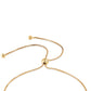 Pulsera de Plata Bañada en Oro con Diamante Rojo y Diamante blanco