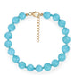 Conjunto de Plata Bañada en Oro con Turquesa Bella Durmiente ( Collar +Pulsera )