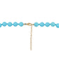 Conjunto de Plata Bañada en Oro con Turquesa Bella Durmiente ( Collar +Pulsera )
