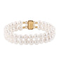 Pulsera de Plata Bañada en Oro con Perla blanca de agua dulce
