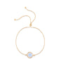 Pulsera de Plata Bañada en Oro con Piedra de Luna de arcoiris AA