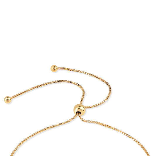 Pulsera de Plata Bañada en Oro con Piedra de Luna de arcoiris AA