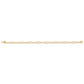 Pulsera de Plata Bañada en Oro con Diamante Azul