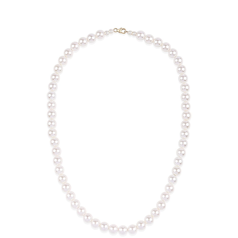 Collar de Oro 9K con Perla blanca de agua dulce 2 