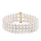 Pulsera de Oro 9K con Perla blanca de agua dulce