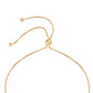 Pulsera de Plata Bañada en Oro con Diamante Azul