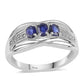 Anillo de Plata con Zafiro Azul Australiano