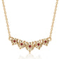 Collar de Plata Bañada en Oro con Diamante blanco