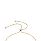 Pulsera de Plata Bañada en Oro con Diamante blanco
