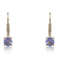 Pendientes de Oro 9K con Tanzanita AA