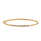 Pulsera de Plata Bañada en Oro con Diamante Negro