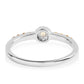 Anillo de Plata con AA Citrino de Brasil y Topacio Blanco