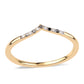 Anillo de Plata Bañada en Oro con Diamante Negro