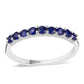 Anillo de Plata con Zafiro Azul Australiano