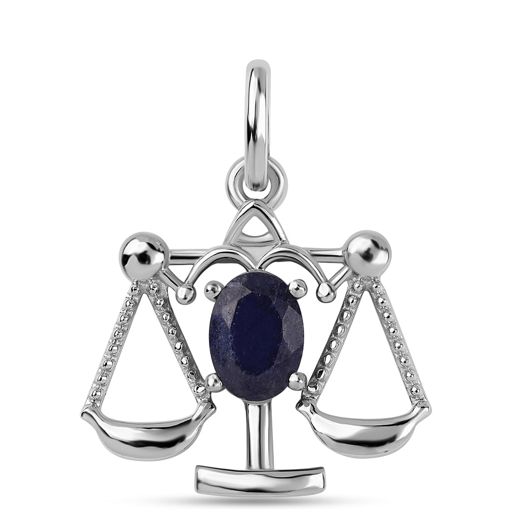Colgante de Plata con Zafiro Azul Australiano 1 