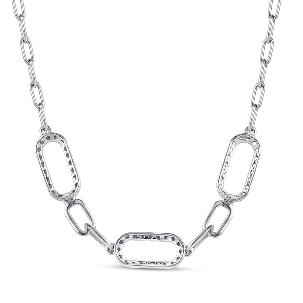 Collar de Plata con Zafiro Azul Australiano 2 
