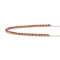 Collar de Plata Bañada en Oro con Rubí de Mozambique