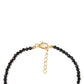 Pulsera de Plata Bañada en Oro con Espinela Negra