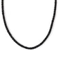 Collar de Plata Bañada en Oro con Espinela Negra
