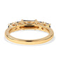 Anillo de Plata Bañada en Oro con Espinela Negra