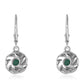 Pendientes de Plata con Esmeralda de Brasil
