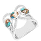 Anillo de Plata con Turquesa Ostra