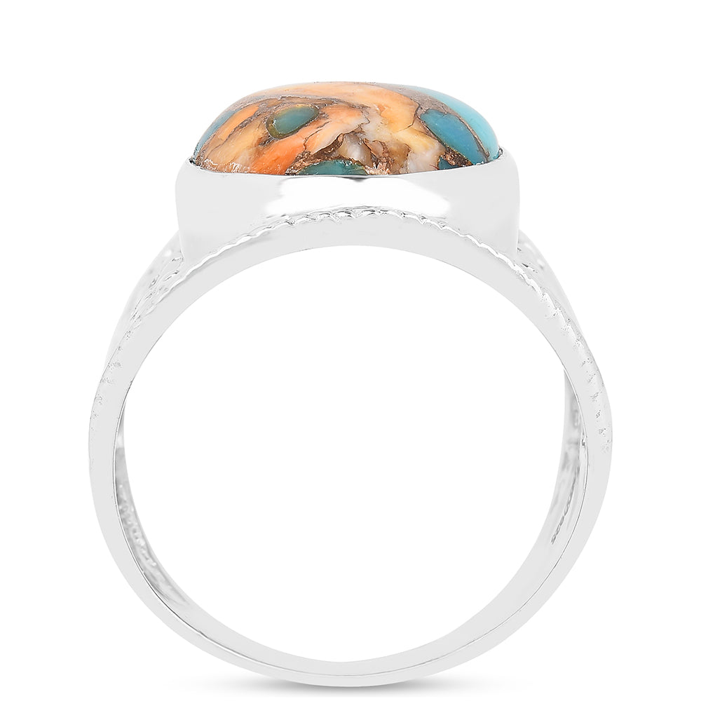 Anillo de Plata con Turquesa Ostra 3 