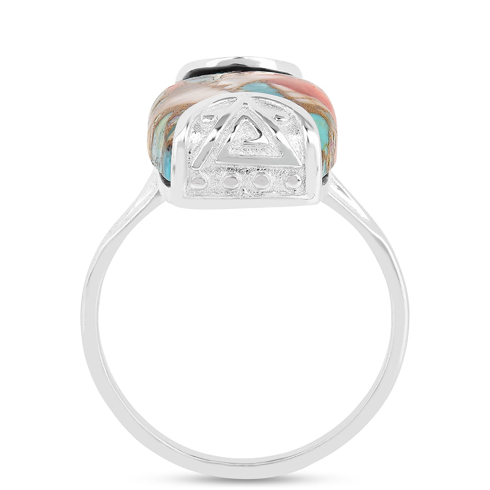 Anillo de Plata con Turquesa Ostra 3 