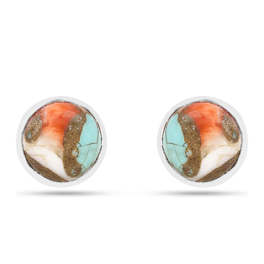 Pendientes de Plata con Turquesa Ostra