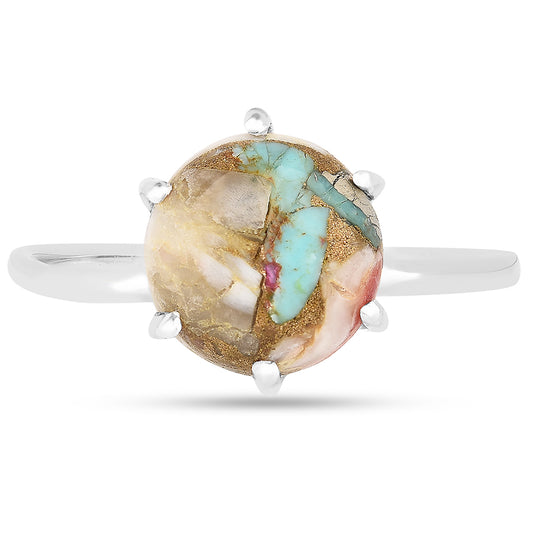Anillo de Plata con Turquesa Ostra