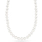 Collar de Plata Bañada en Oro con Perla de Agua Dulce Crema