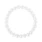 Conjunto de Plata Bañada en Oro con Perla de Agua Dulce Crema ( Pendientes +Pulsera )
