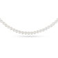 Collar de Plata Bañada en Oro con Perla de Agua Dulce Crema