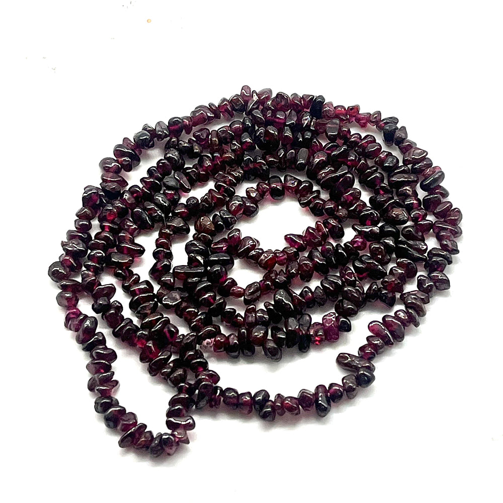 Collar Cuenta con Granate rojo 1 