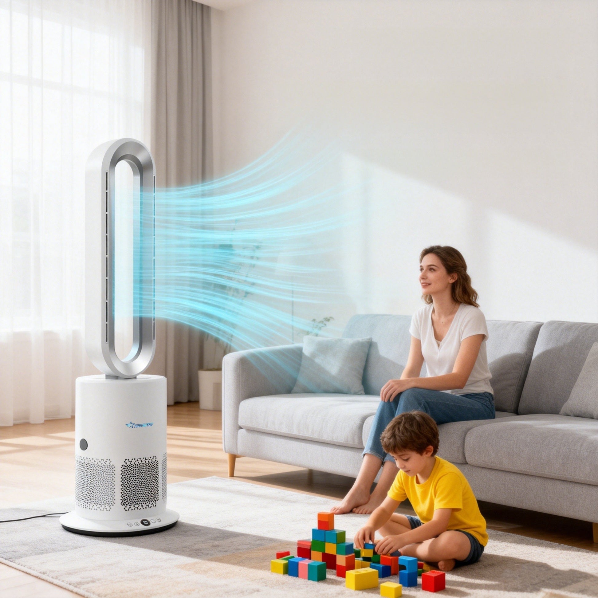 Purificador de aire Turbo Air Star con aire frío o caliente 14 