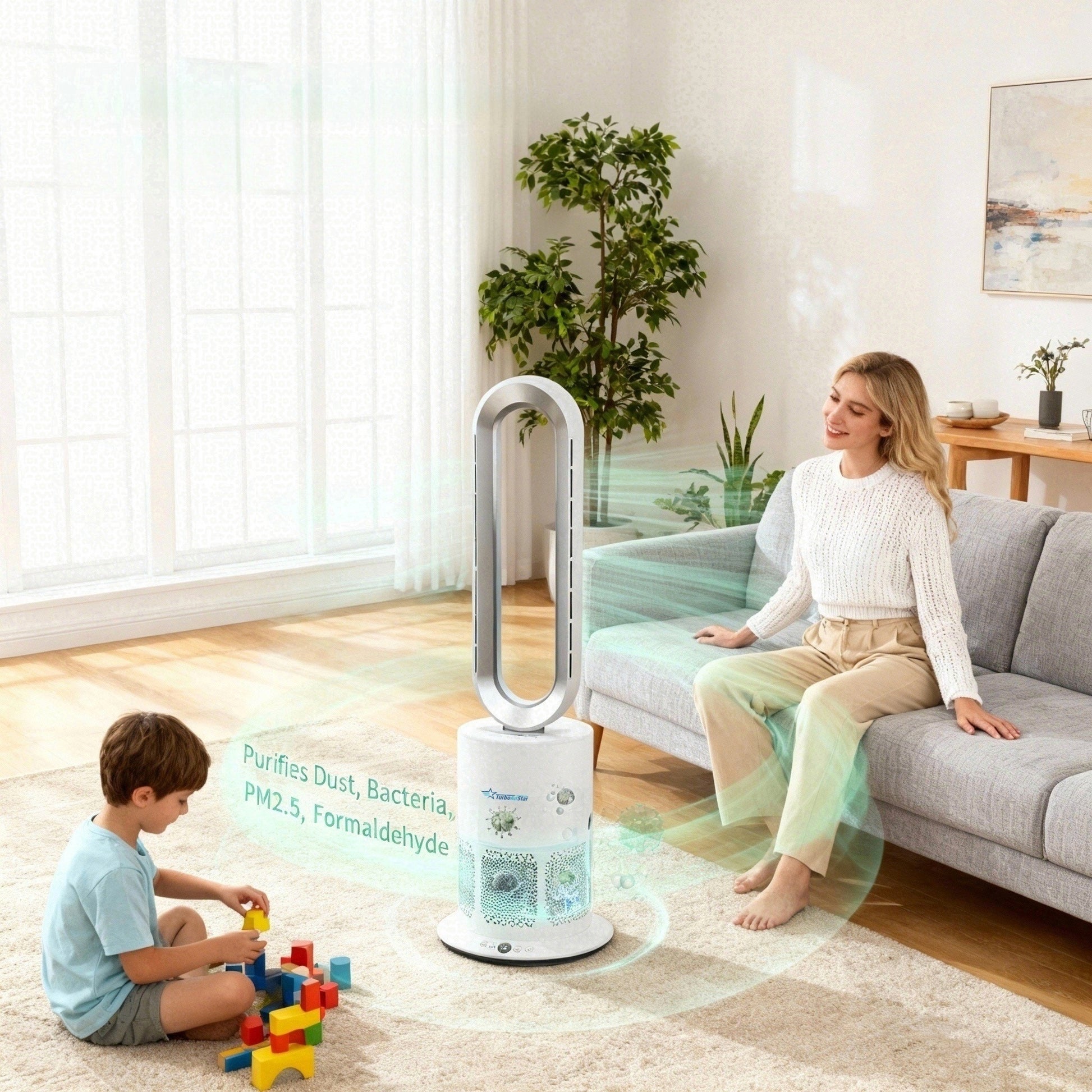 Purificador de aire Turbo Air Star con aire frío o caliente 15 