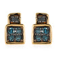 Pendientes de Oro 9K con Diamante Azul