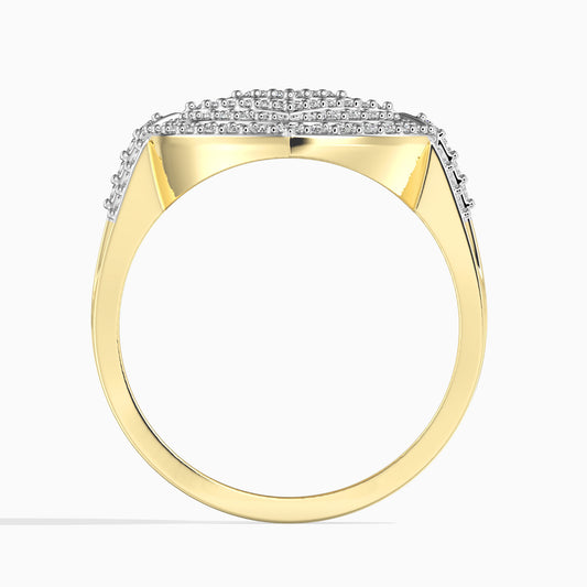 Anillo de Oro 14K con Diamante blanco (95 piezas)