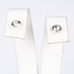 Conjunto de Aleación Bañado en Oro con Perla de cristal y Cristal Emporia® Blanco ( Pendientes )