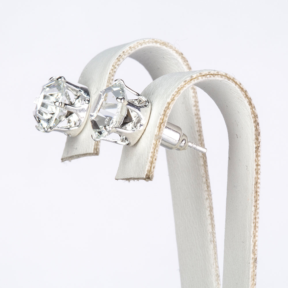 Conjunto de Aleación Bañado en Oro con Cristal Emporia® Blanco y Cristal Emporia® Rojo ( Pendientes ) 12 