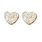 Conjunto de Aleación Bañado en Oro con Perla y Cristal Emporia® Blanco ( Pendientes )