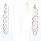 Conjunto de Aleación Bañado en Oro con Perla y Cristal Emporia® Blanco ( Pendientes )