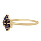 Anillo de Oro 9K con Zafiro de Tailandia