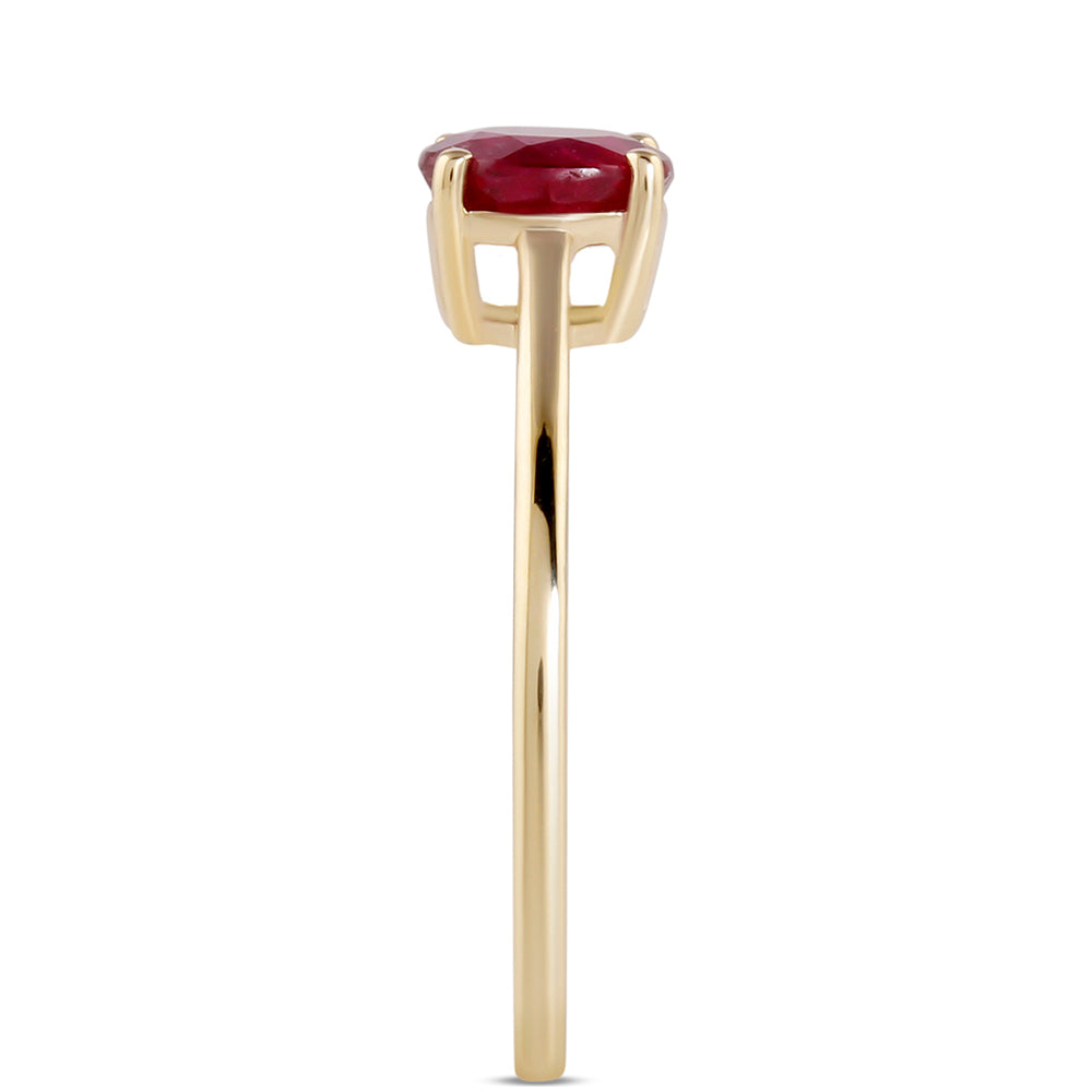 Anillo de Oro 9K con Rubí de Madagascar 4 