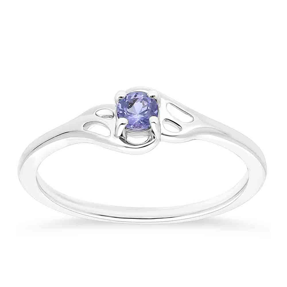 Anillo de Plata con Tanzanita 2 