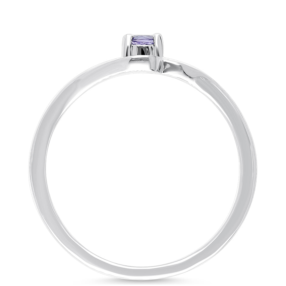 Anillo de Plata con Tanzanita 4 