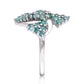 Anillo de Plata con Esmeralda de Brasil