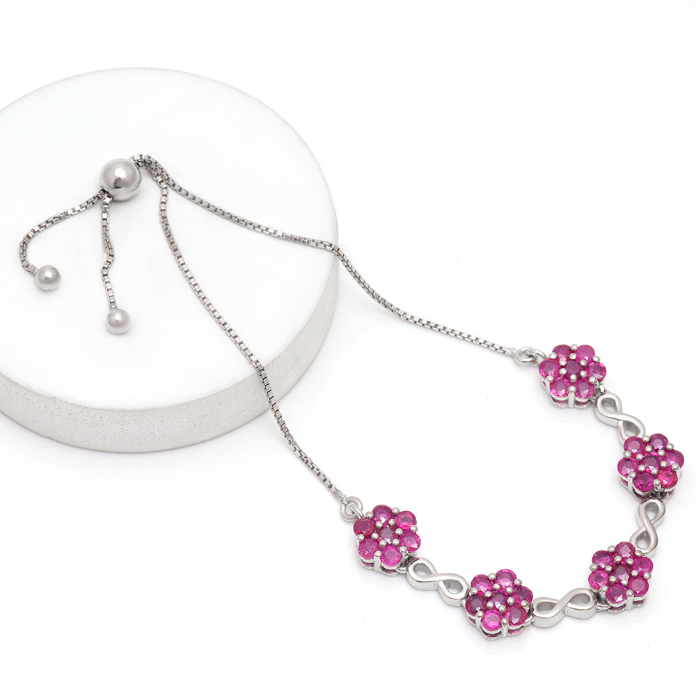 Pulsera de Plata con Rubí de Madagascar 1 