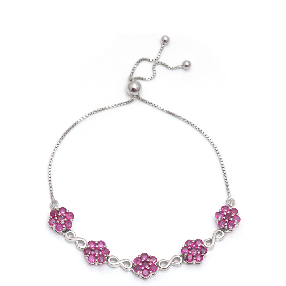 Pulsera de Plata con Rubí de Madagascar 2 