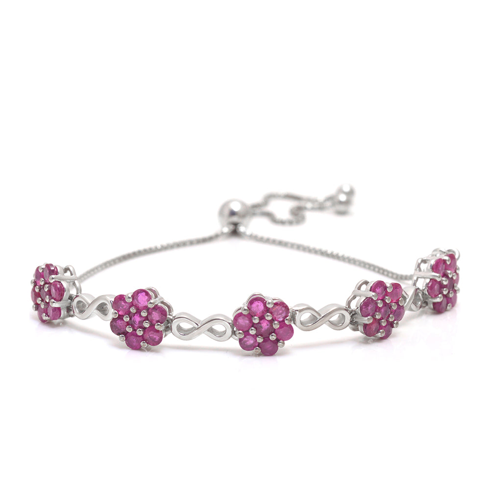 Pulsera de Plata con Rubí de Madagascar 3 